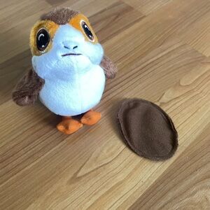 Disney Parks Star Wars Porg Mini magnetic shoulder plush